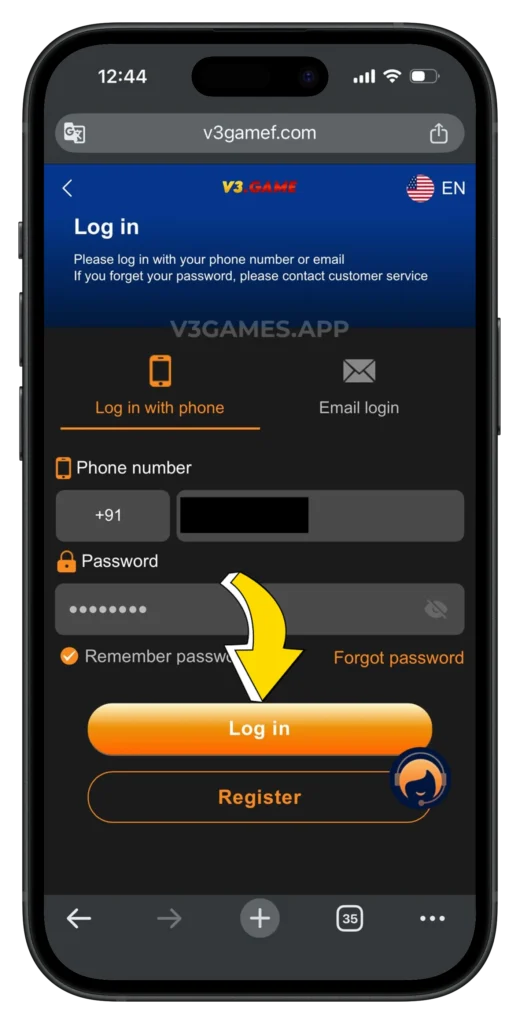 V3GAME-LOGIN